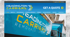 Desktop Screenshot of headingtoncarriers.co.uk