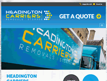 Tablet Screenshot of headingtoncarriers.co.uk